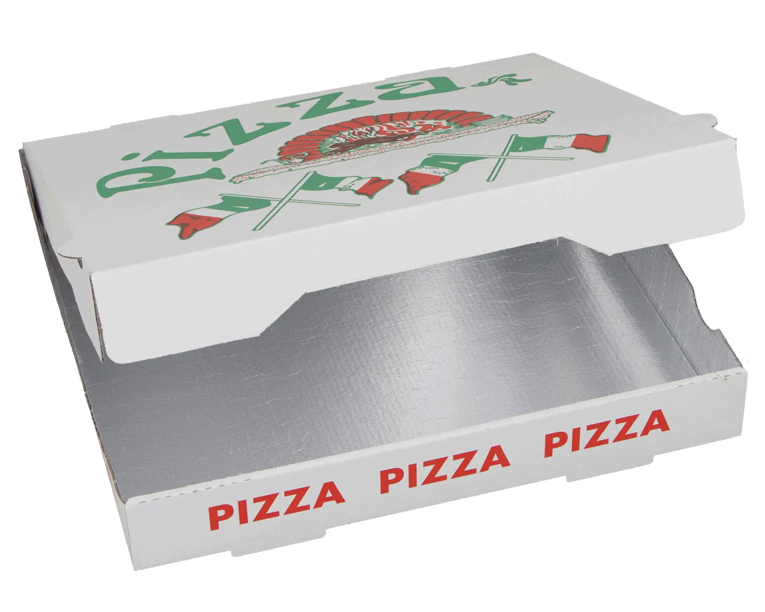 Pizzakarton beschichtet 30 x 30 x 4 cm - 50er Pack