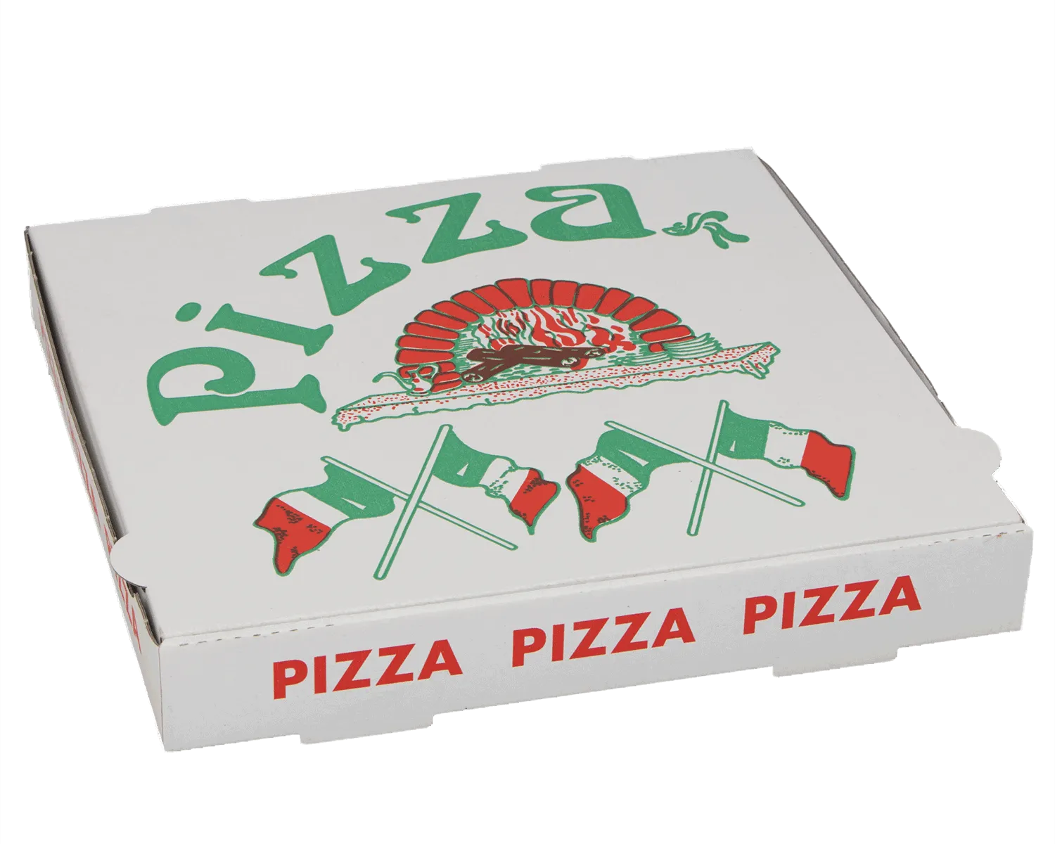 Pizzakarton beschichtet 30 x 30 x 4 cm - 50er Pack