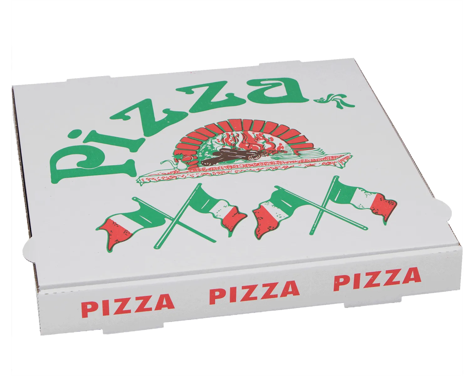 Pizzakarton unbeschichtet 32.5 x 32.5 x 4 cm