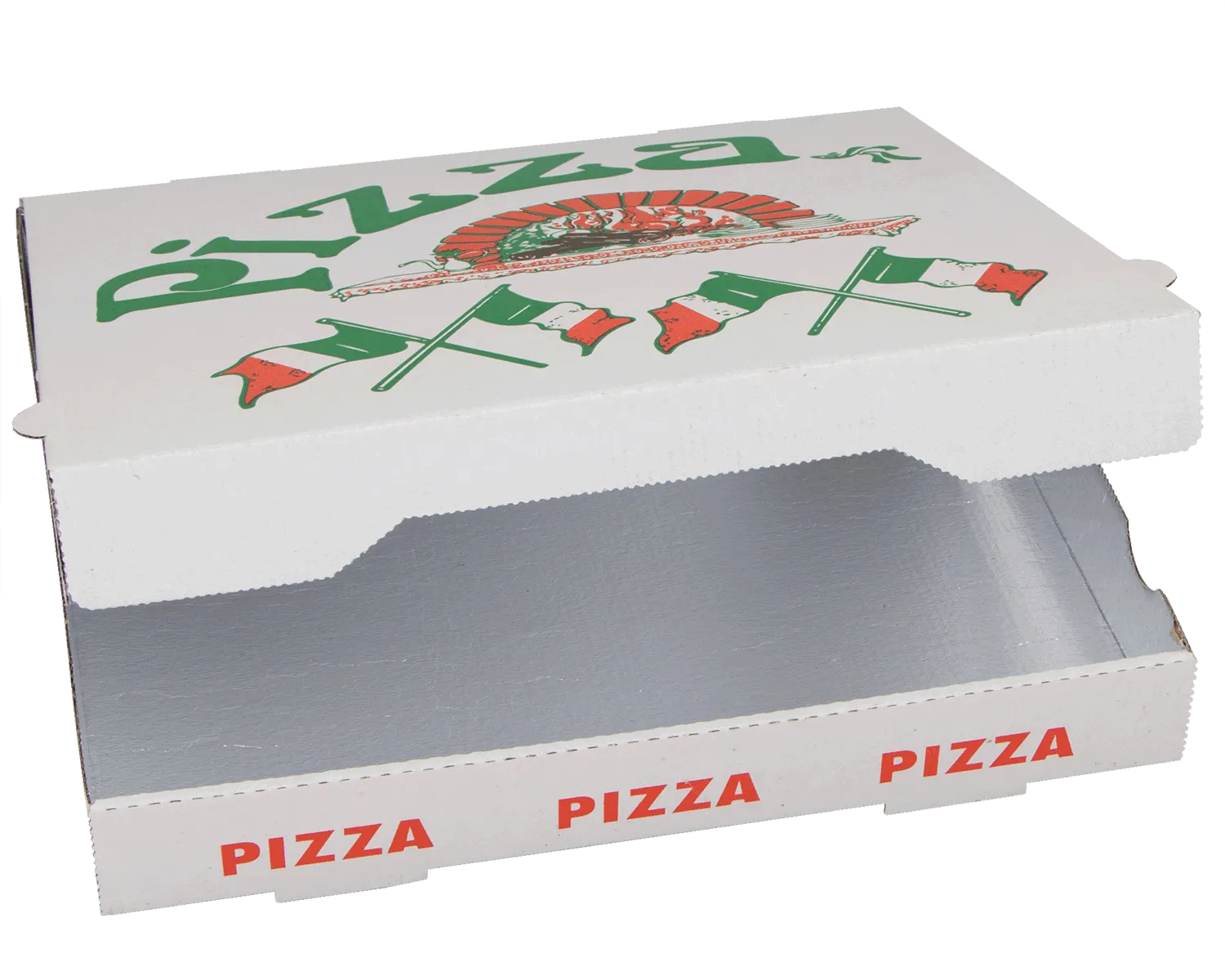 Pizzakarton beschichtet 33 x 33 x 4 cm