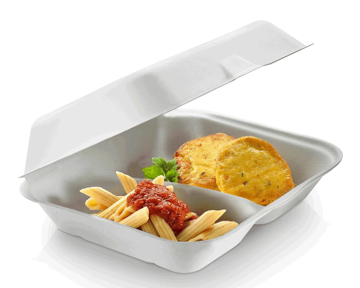 Food Box 2-tlg extra gross 320 + 420 ml (23.5 x 19.5 x 7.5 cm) - 50er Pack