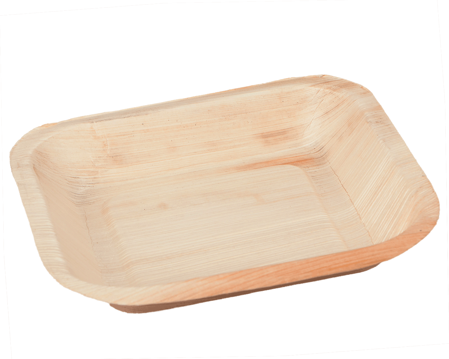 Image of Teller aus Palmblatt, quadratisch 17x17cm - 25er Pack