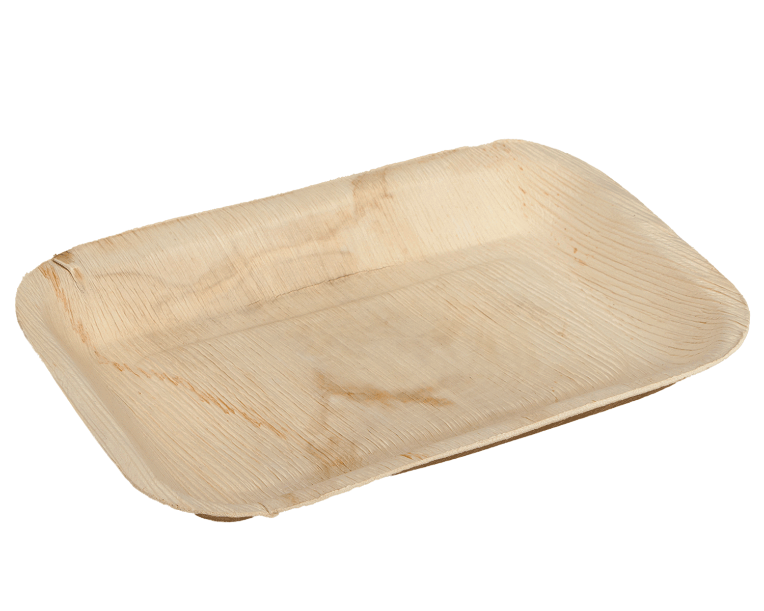 Image of Teller aus Palmblatt, rechteckig 16x24cm - 25er Pack