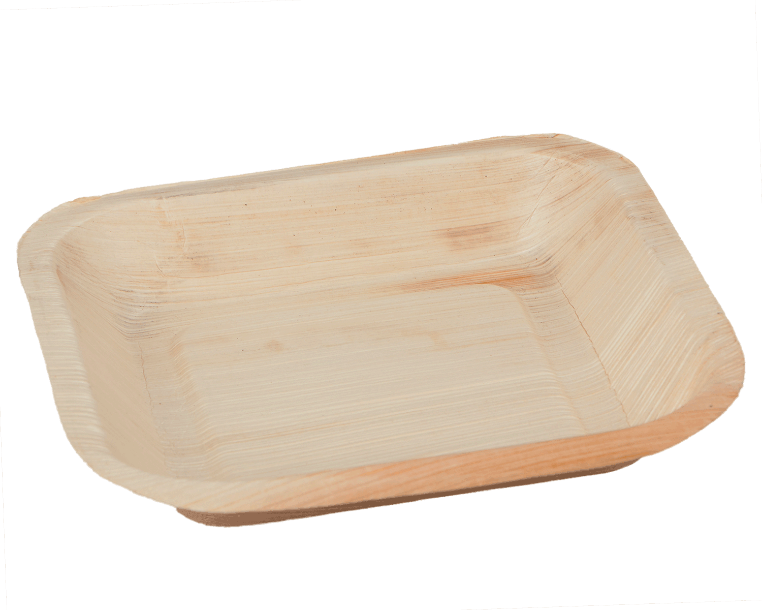 Image of Teller aus Palmblatt, quadratisch 24x24cm - 25er Pack