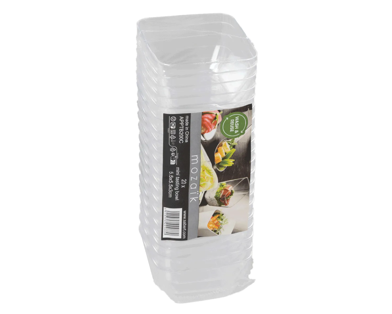 Fingerfood-Schale 5.7x5.7x3cm - 20er Pack