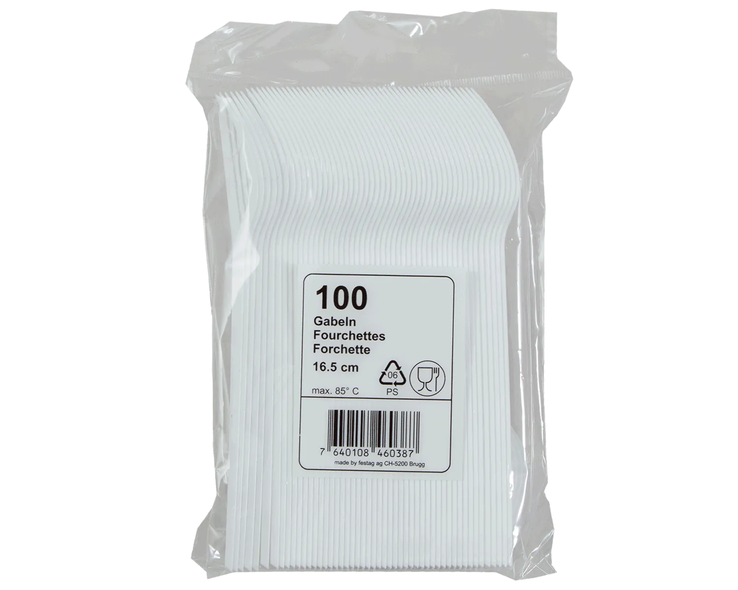 Gabeln 16.5 cm - 100er Pack