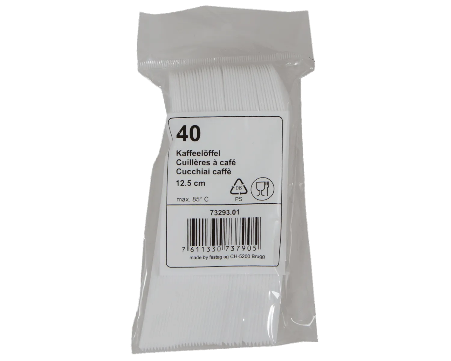 Kaffeel&ouml;ffel 12.5 cm - 40er Pack