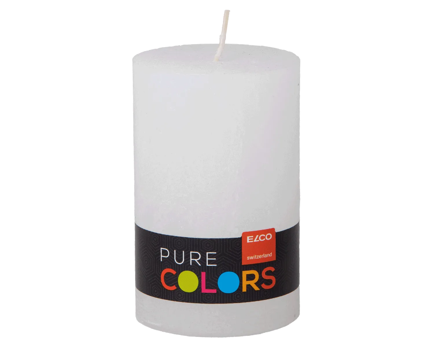 Stumpenkerze Rustic 11 x 7 cm, diverse Farben