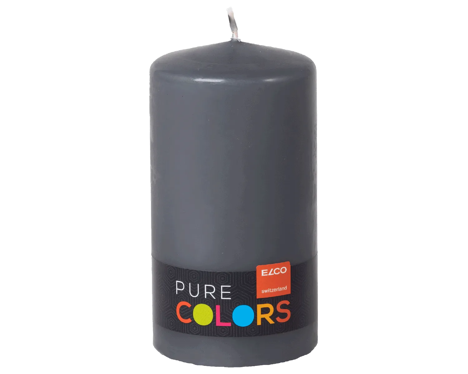Bougie ronde 13 x 7 cm, diverses couleurs