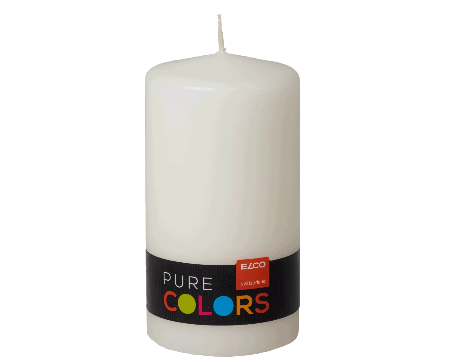 Bougie ronde 13 x 7 cm, diverses couleurs