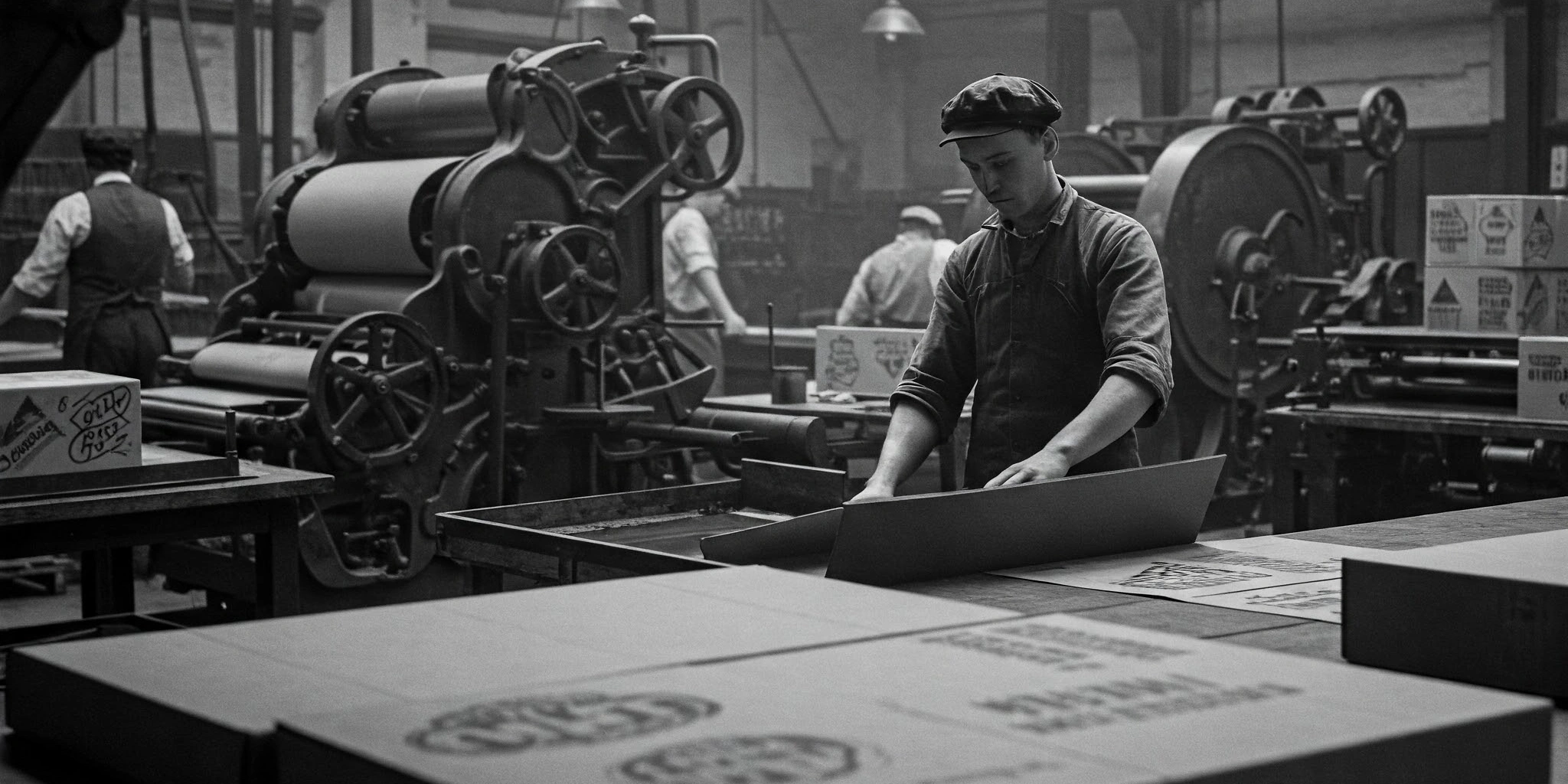 1926 Fabrikation Karton