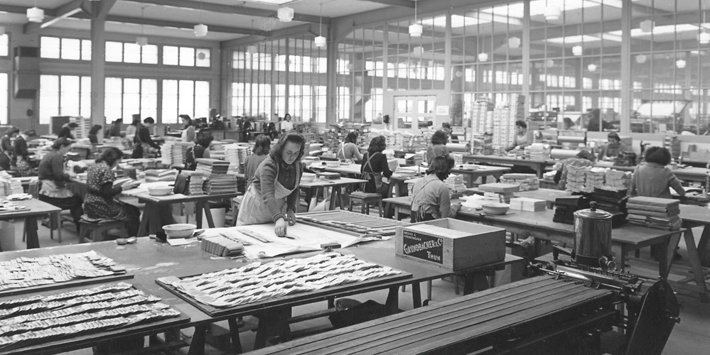 1945 Produktionshalle