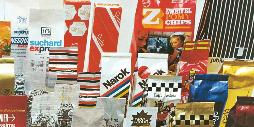 1972 Verpackungen Papier und Folien