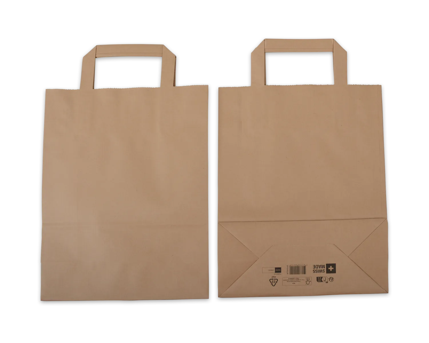 Papiertragetasche, ELCO Classic, 22 x 10 x 29 cm, 90g/m2, braun