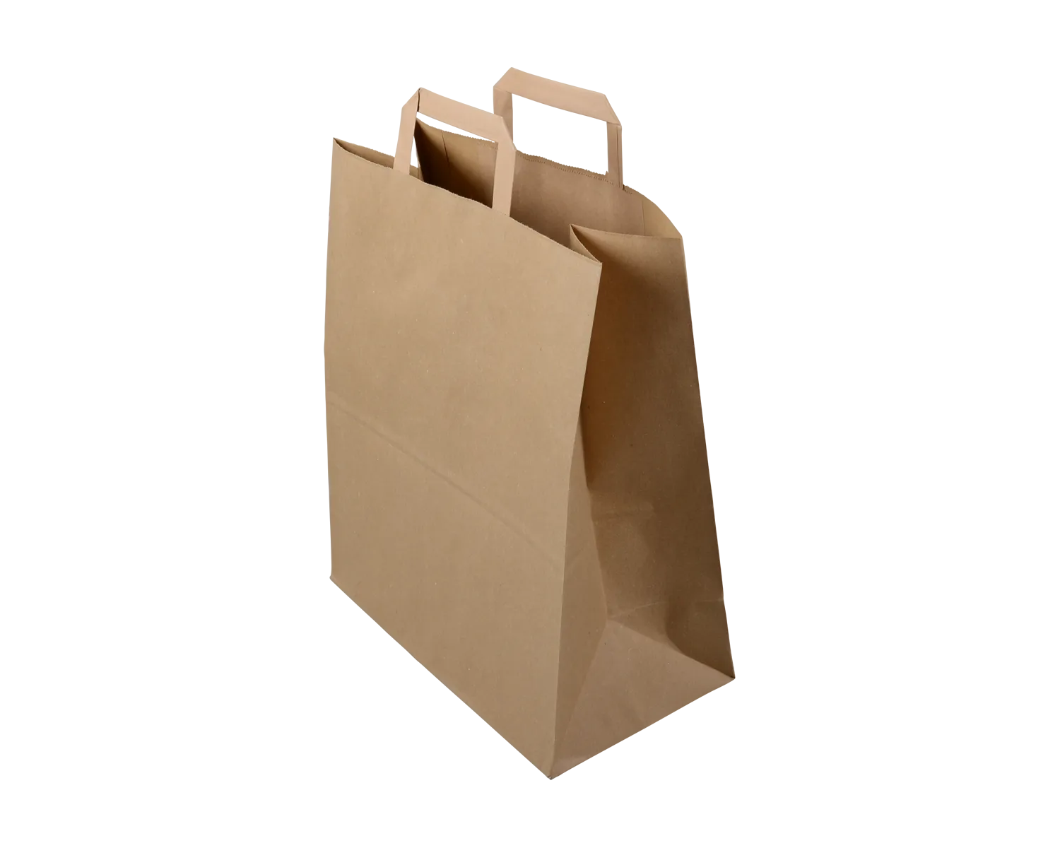 Papiertragetasche, ELCO Classic, 32 x 17 x 38 cm, 110g/m2, braun