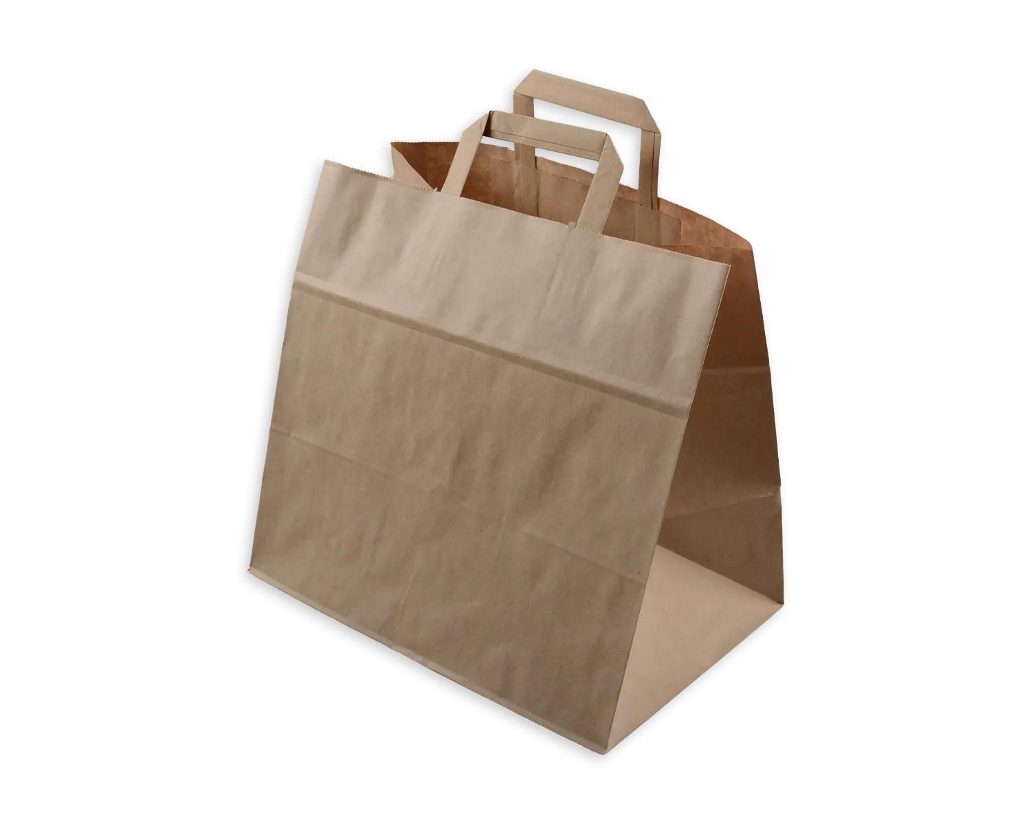 Papiertragetasche, ELCO Classic, 32 x 22 x 30,5 cm, 90g/m2, braun