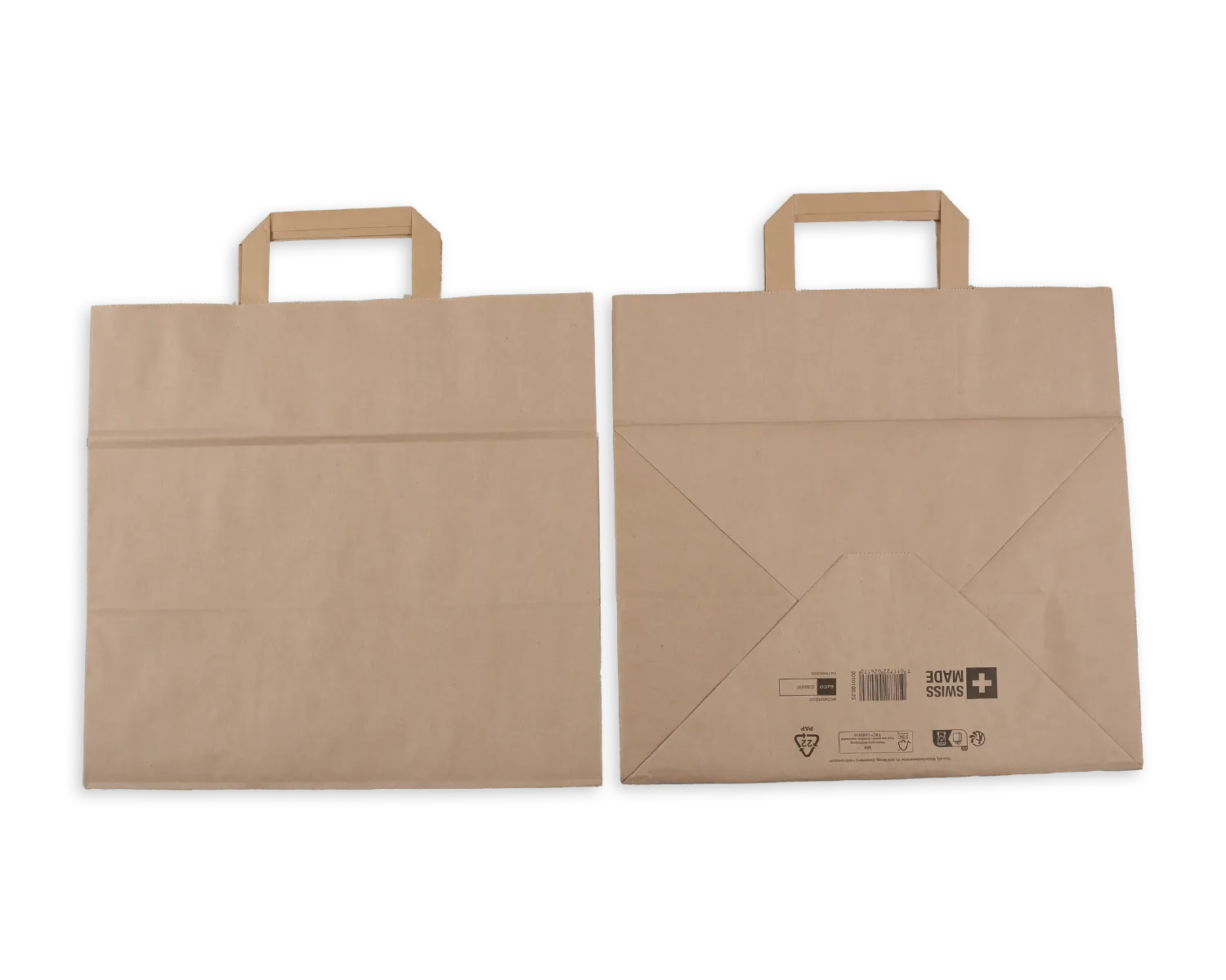 Papiertragetasche, ELCO Classic, 32 x 22 x 30,5 cm, 90g/m2, braun