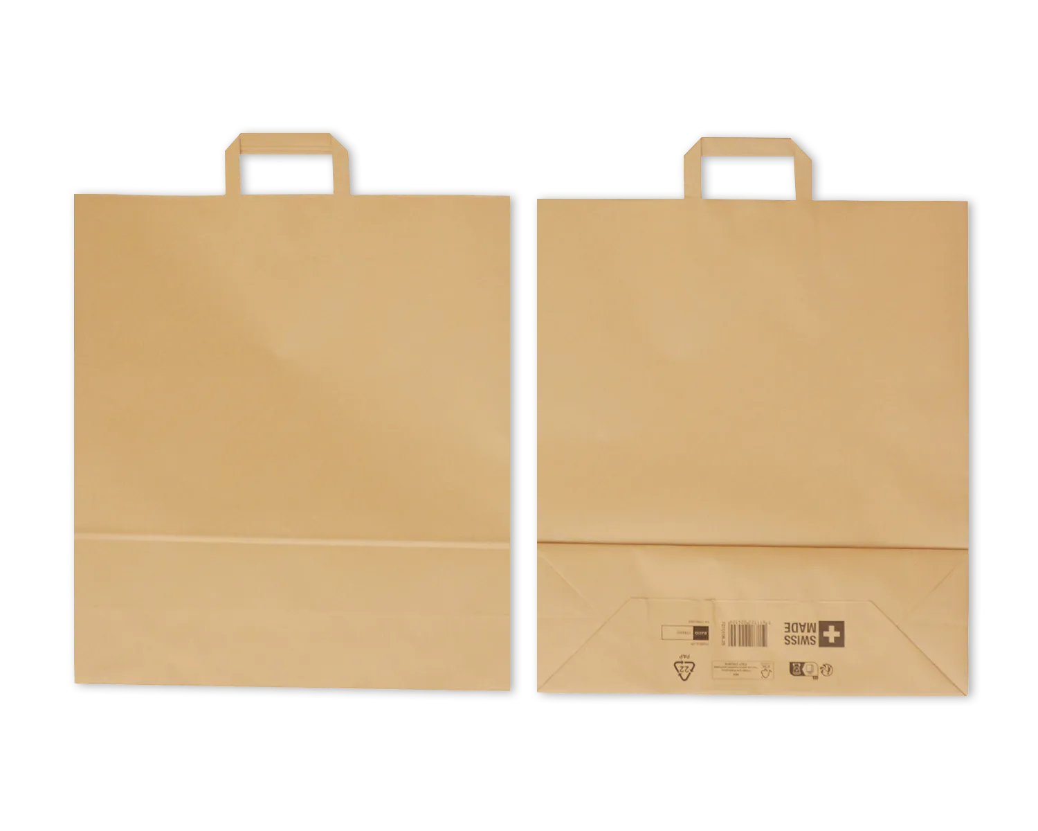 Papiertragetasche, ELCO Classic, 45 x 15 x 49 cm, 110g/m2, braun