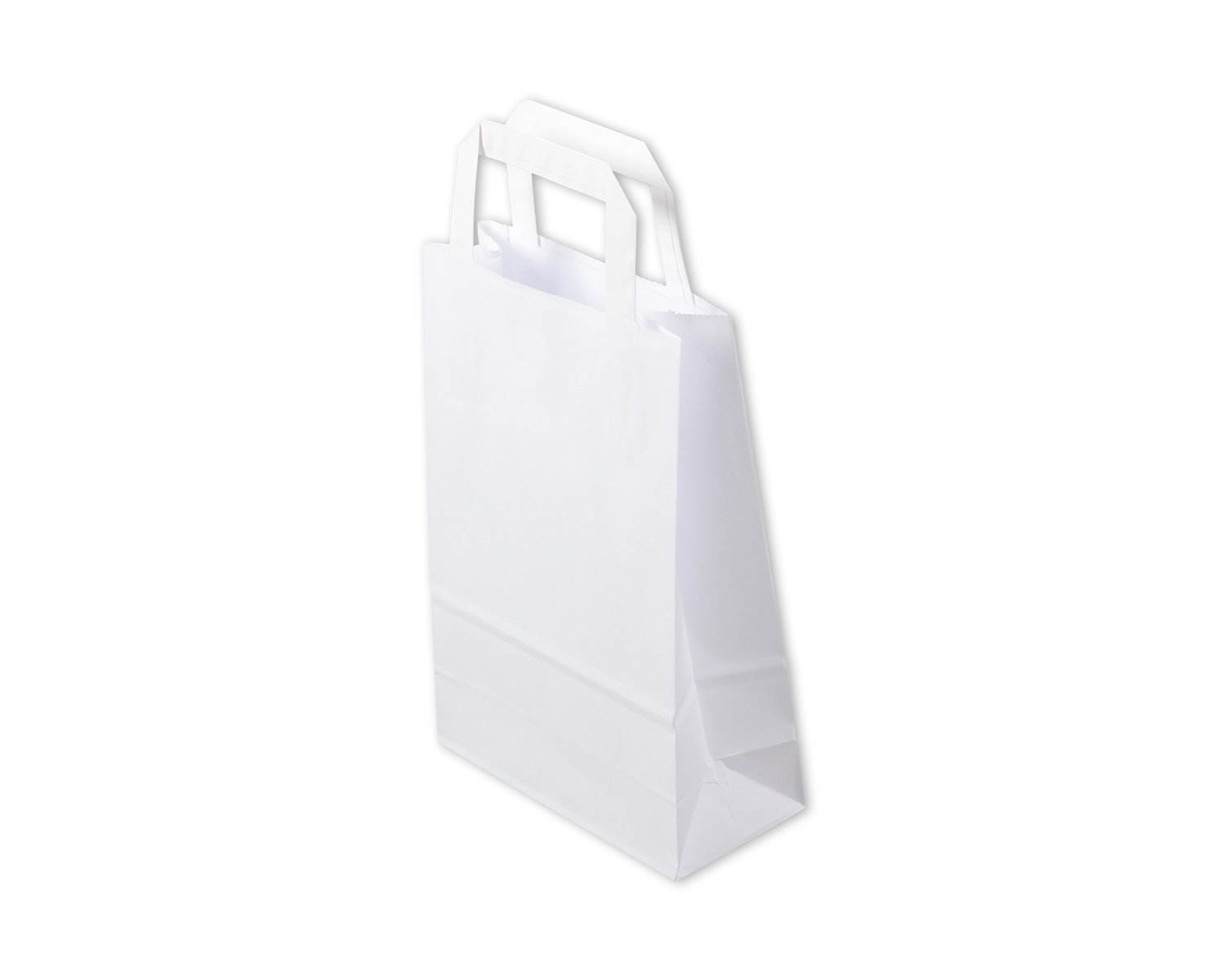 Sac en papier, ELCO Premium, 22 x 10 x 29 cm, 90g/m2, blanc