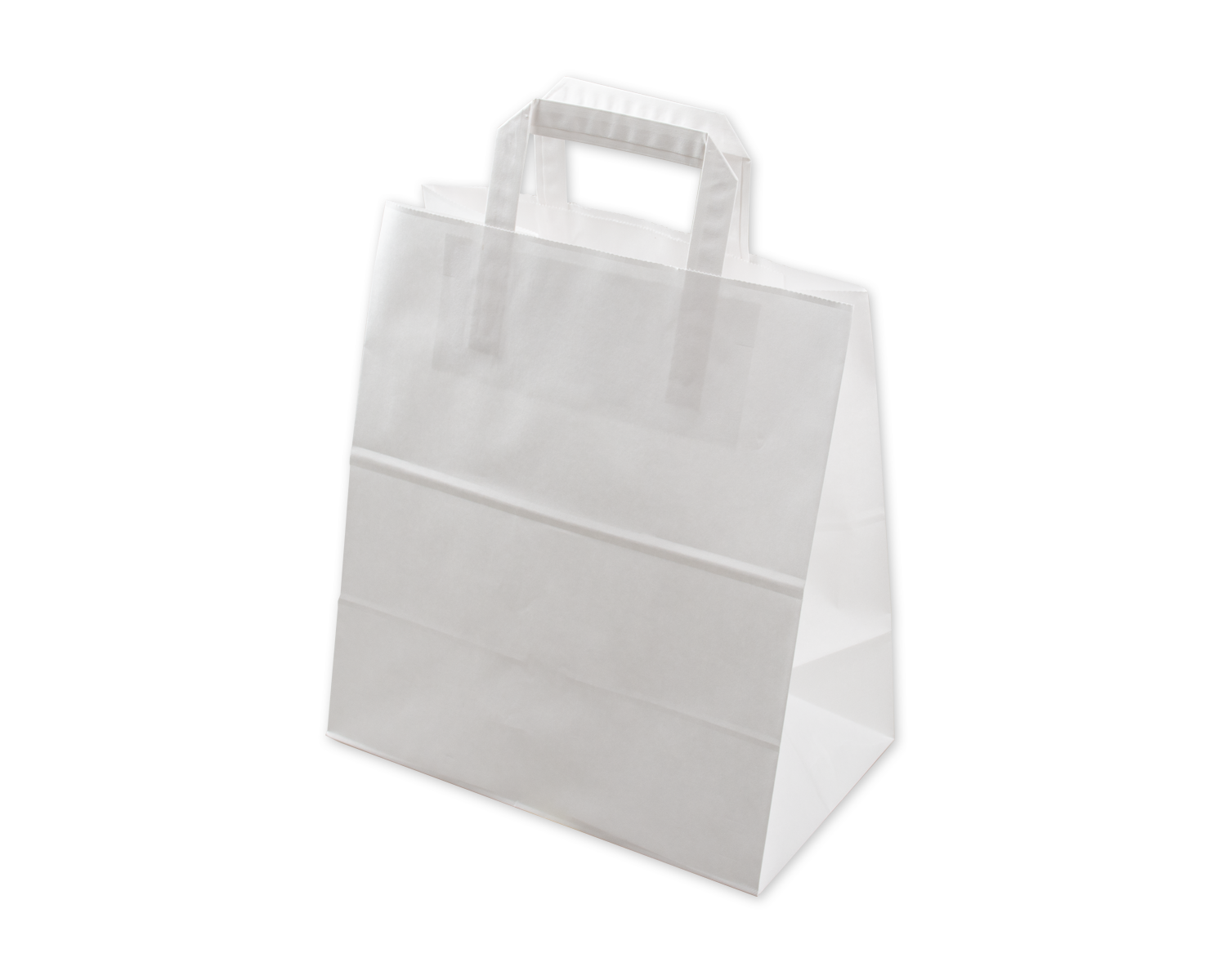 Sac en papier, ELCO Premium, 26 x 16 x 29 cm, 90g/m2, blanc