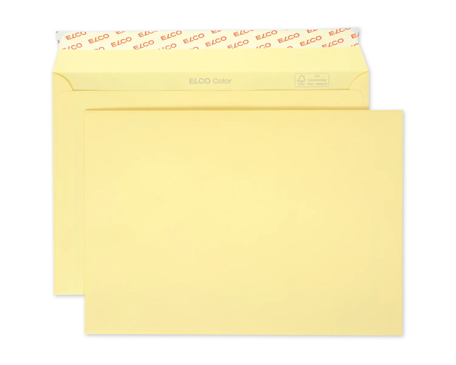 Couvert, ELCO Color, C5, ohne Fenster, Haftklebeverschluss, 100g/m2, hellchamois