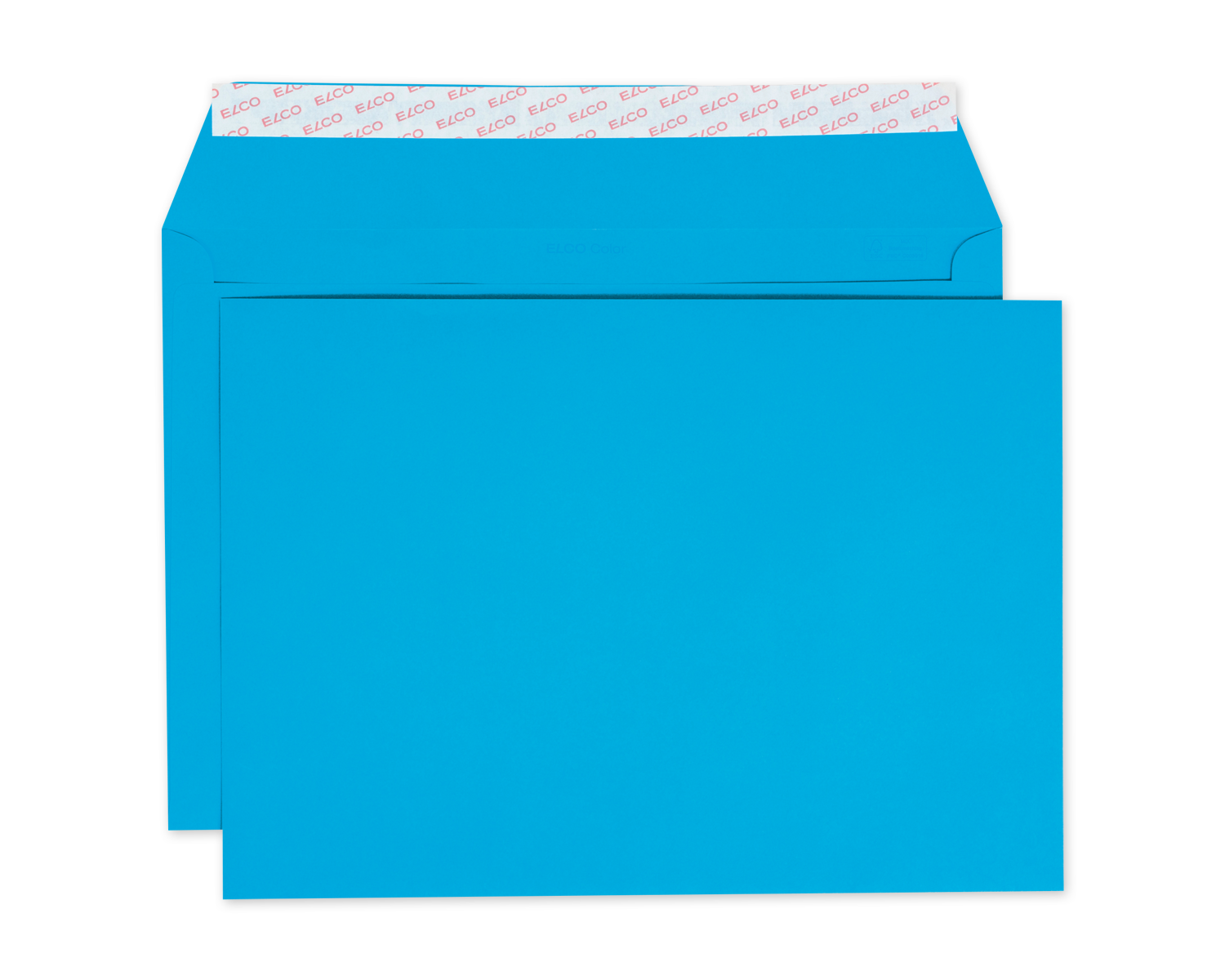 Image of Couvert, ELCO Color, C4, ohne Fenster, Haftklebeverschluss, 120g/m2, intensivblau