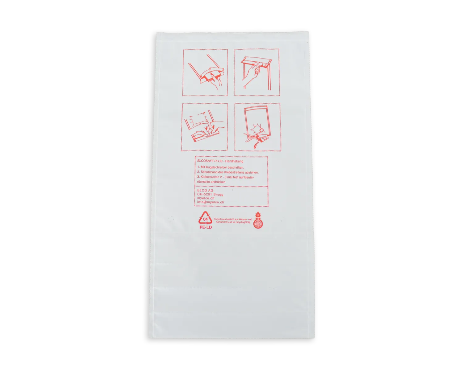 Pochette de s&eacute;curit&eacute;, ELCO Elcosafe, 195 x 235 mm, Fermeture auto-adh&eacute;sive, blanc