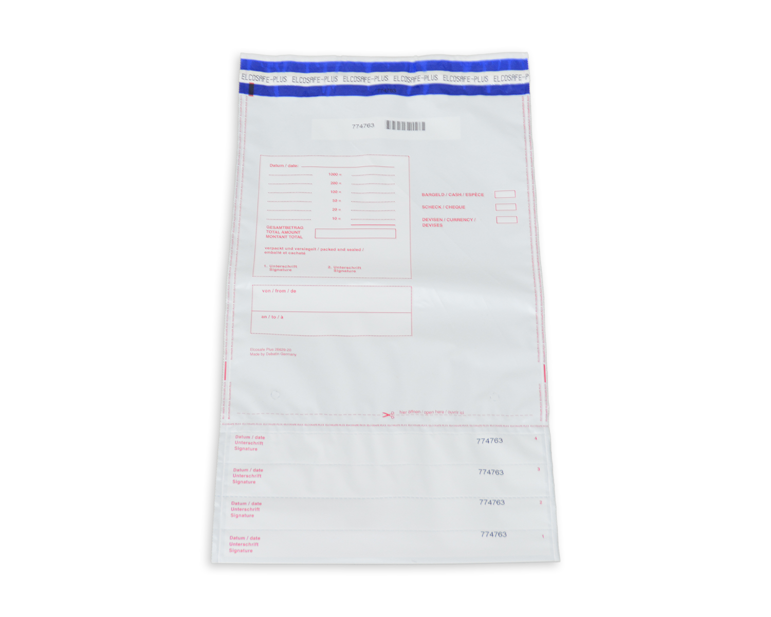 Image of ELCO Elcosafe, 295 x 370 mm, Haftklebeverschluss, weiss