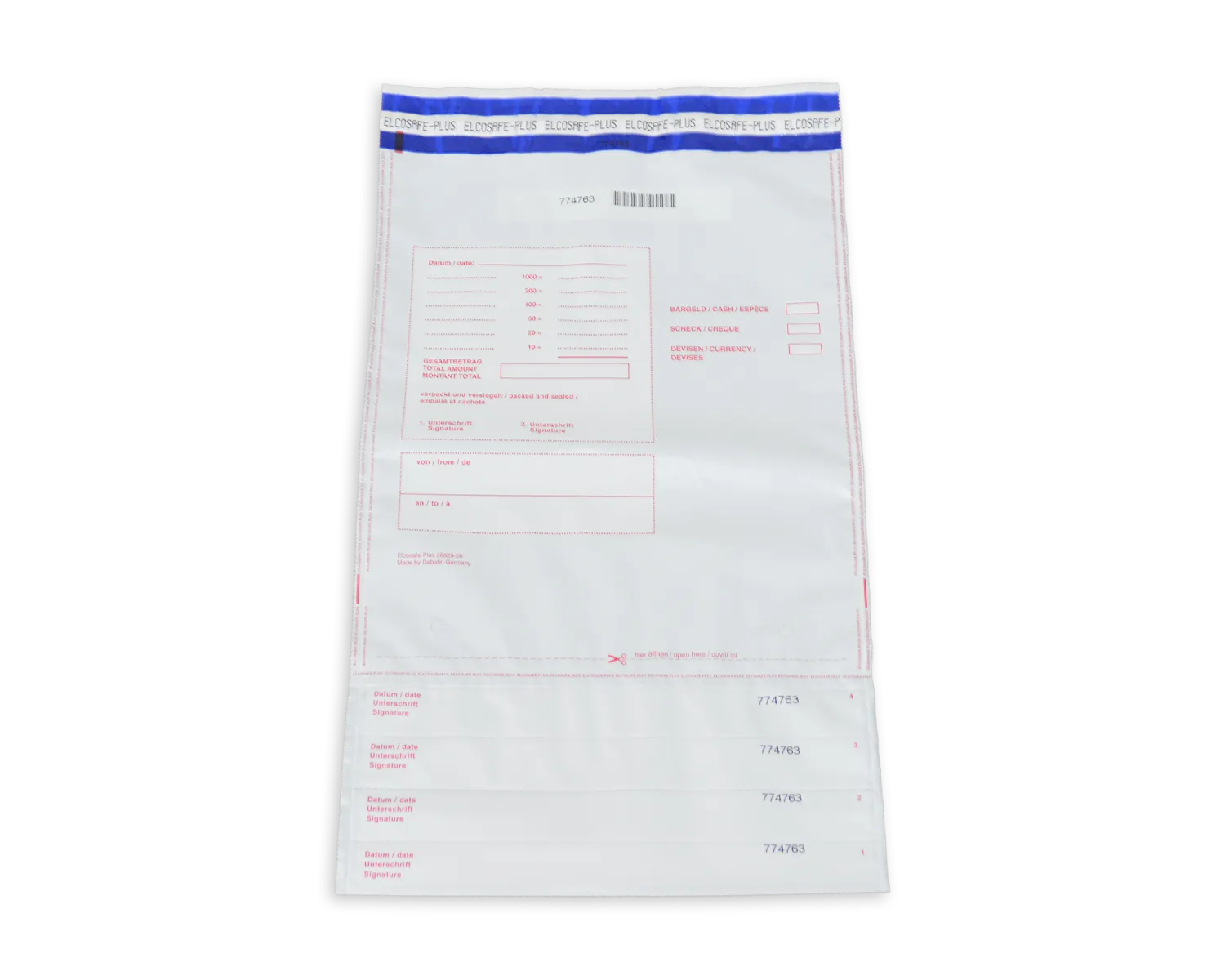 ELCO Elcosafe, 295 x 370 mm, Haftklebeverschluss, weiss