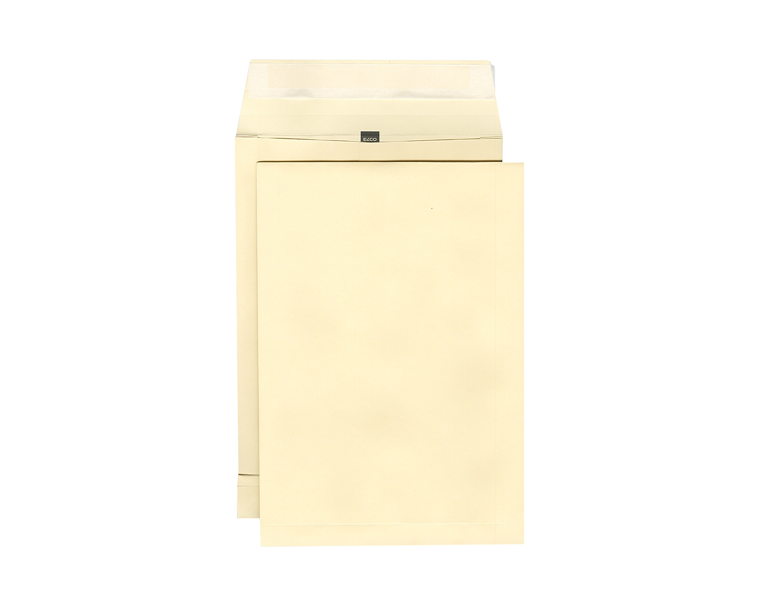 Image of Couvert mit Seitenklappe, ELCO, C4, ohne Fenster, Haftklebeverschluss, 170g/m2, beige