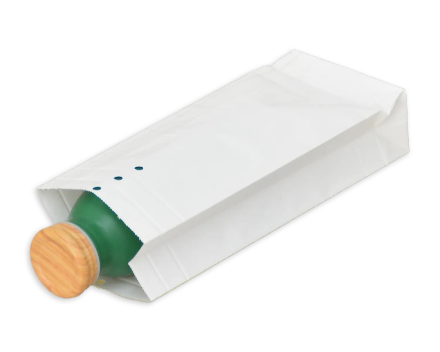 Sac &agrave; &eacute;chantillons avec fond bloc, ELCO, 108 x 56 x 280 mm, 140g/m2, blanc