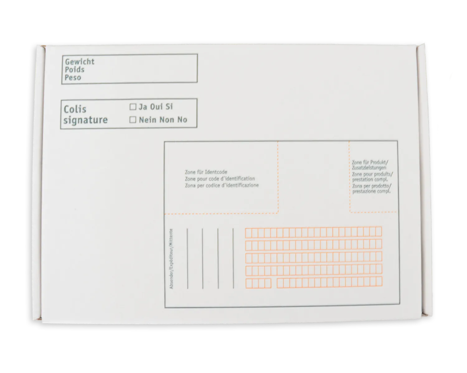 ELCO Postbox, 250 x 175 x 50 mm, Steckverschluss, weiss