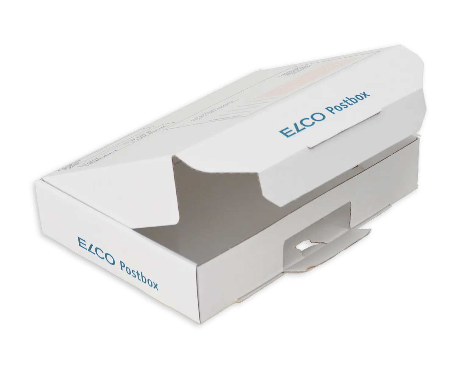 Emballage d'exp&eacute;dition, ELCO Postbox, 250 x 175 x 50 mm, Sans fen&ecirc;tre, Fermeture &agrave; embo&icirc;tement, blanc