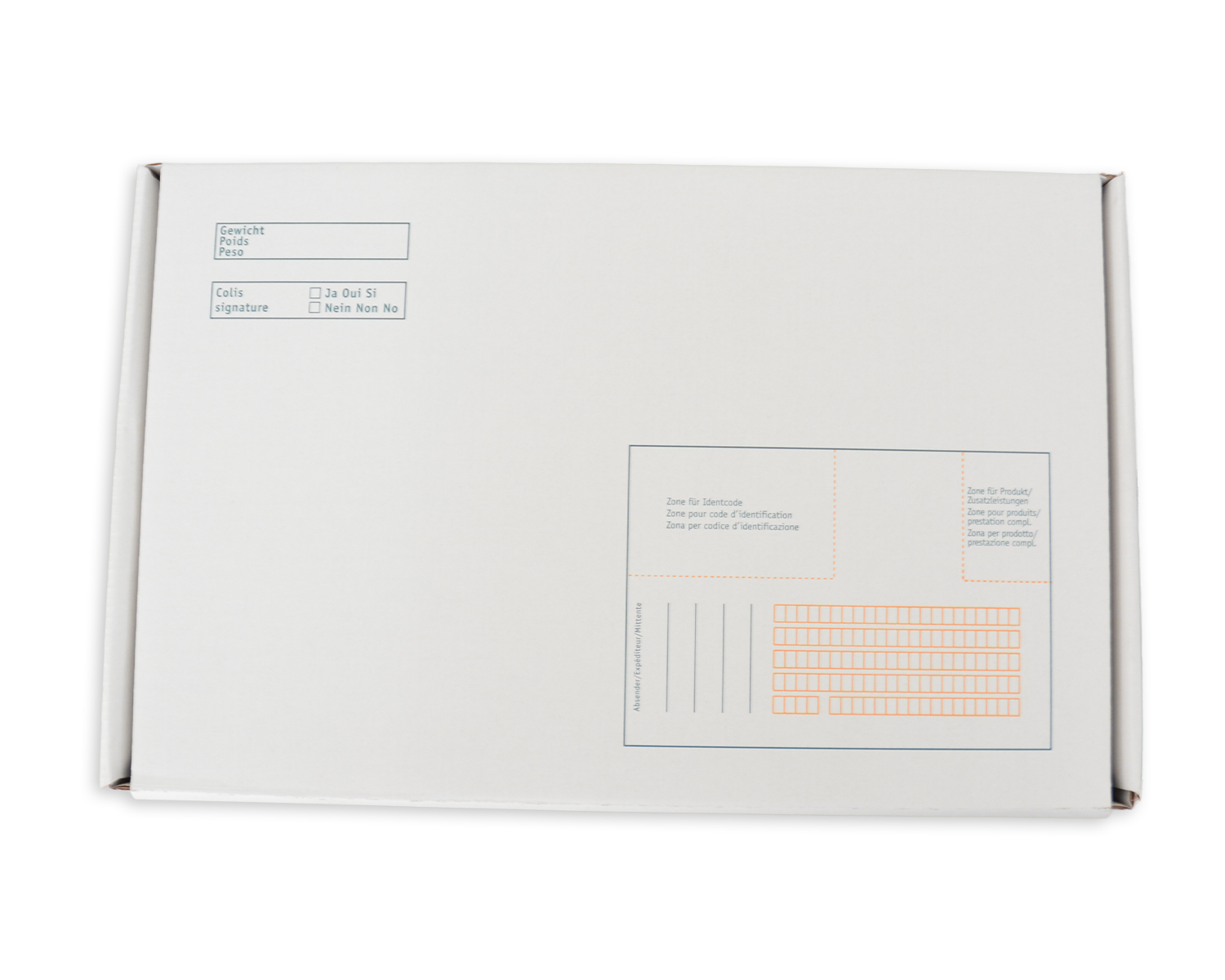 Image of ELCO Postbox, 347 x 220 x 125 mm, Steckverschluss, weiss