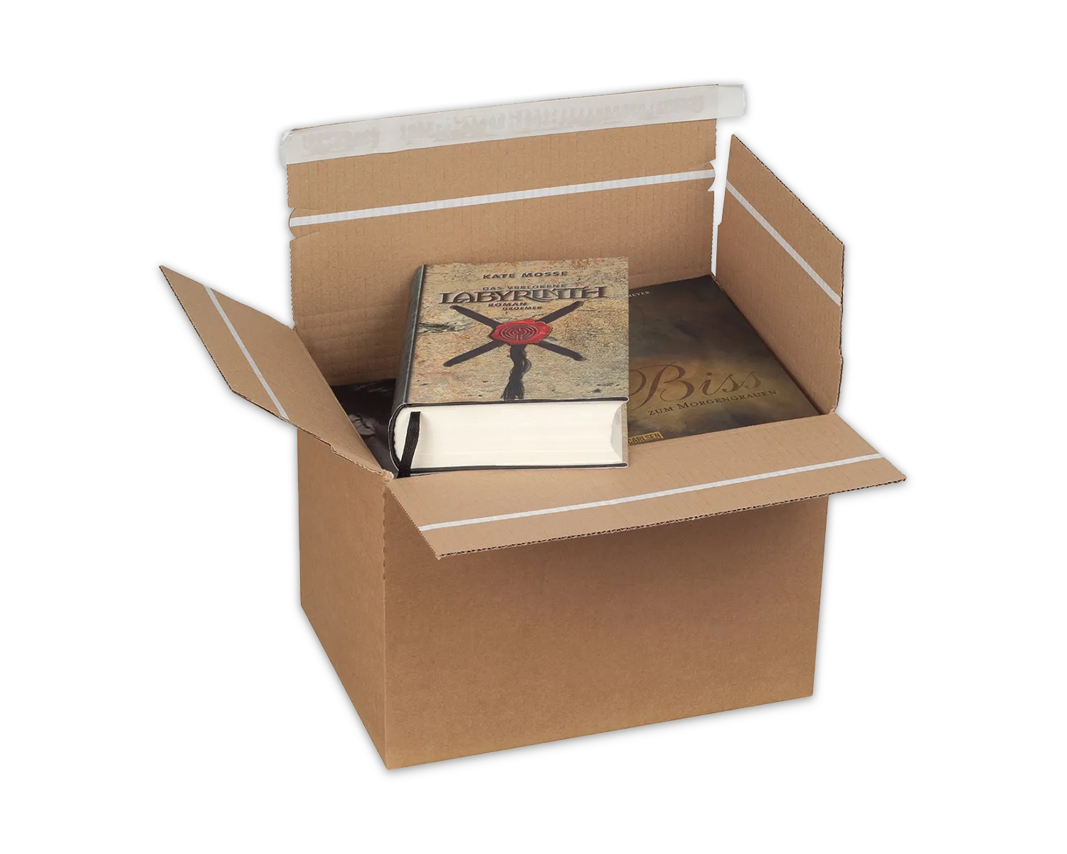 Cartons &agrave; monter, ELCO Fix, 310 x 222 mm (140-224 mm), Fermeture auto-adh&eacute;sive, brun
