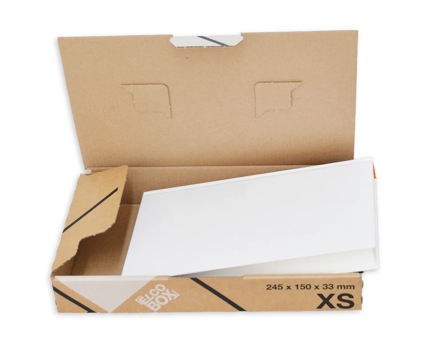 ELCO Box, XS, 245 x 150 x 33 mm, braun/weiss