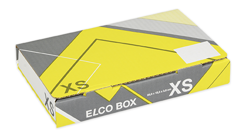Image of ELCO Box, XS, 250 x 155 x 38 mm, weiss/grau/gelb