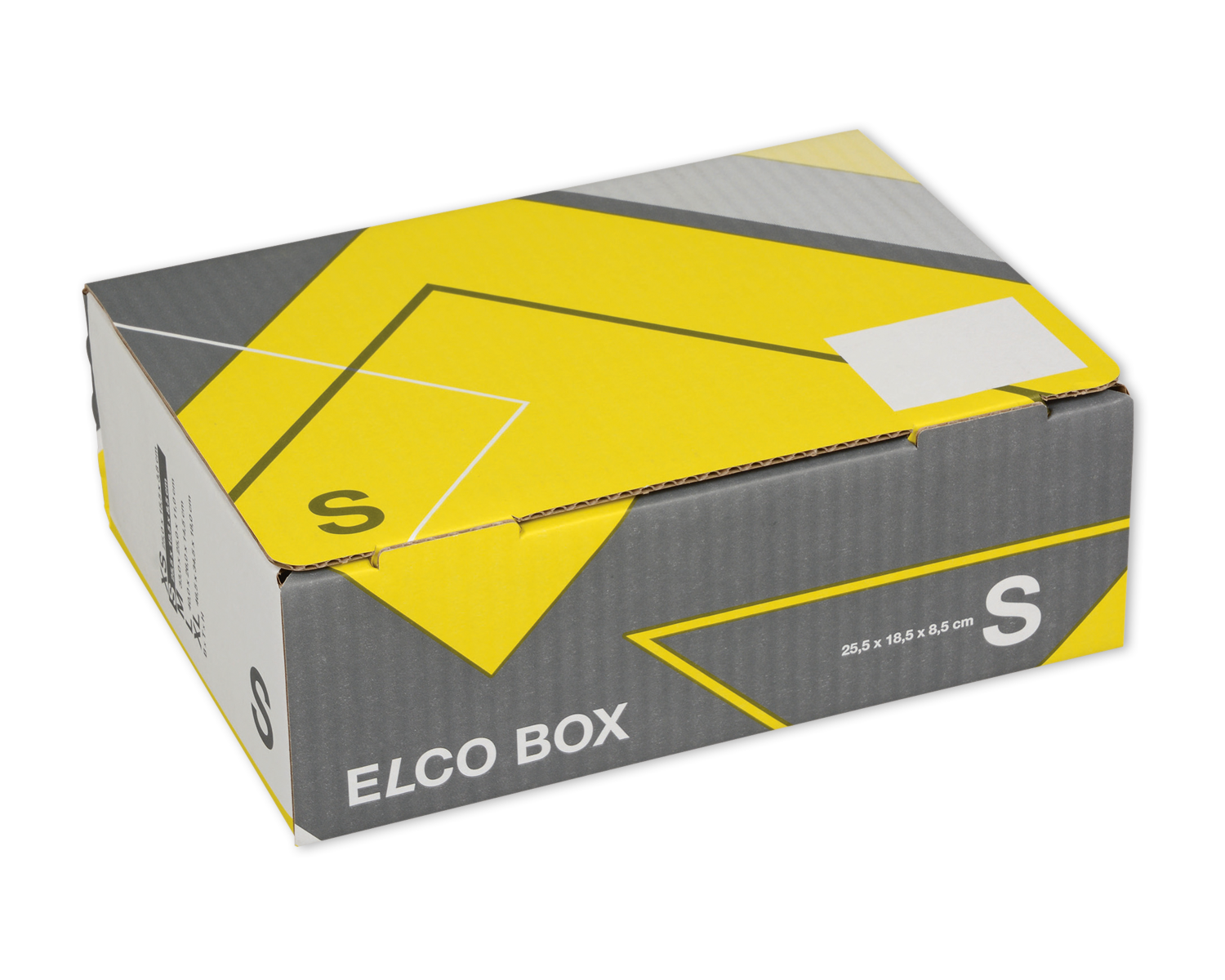 Image of ELCO Box, S, 255 x 185 x 85 mm, weiss/grau/gelb