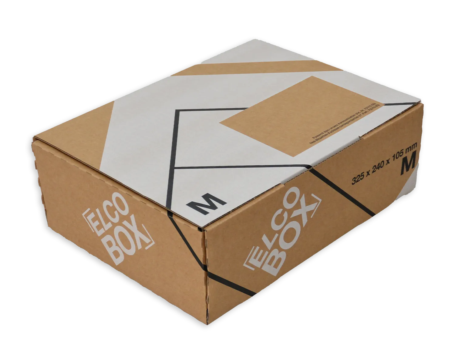 ELCO Box, M, 325 x 240 x 105 mm, braun/weiss