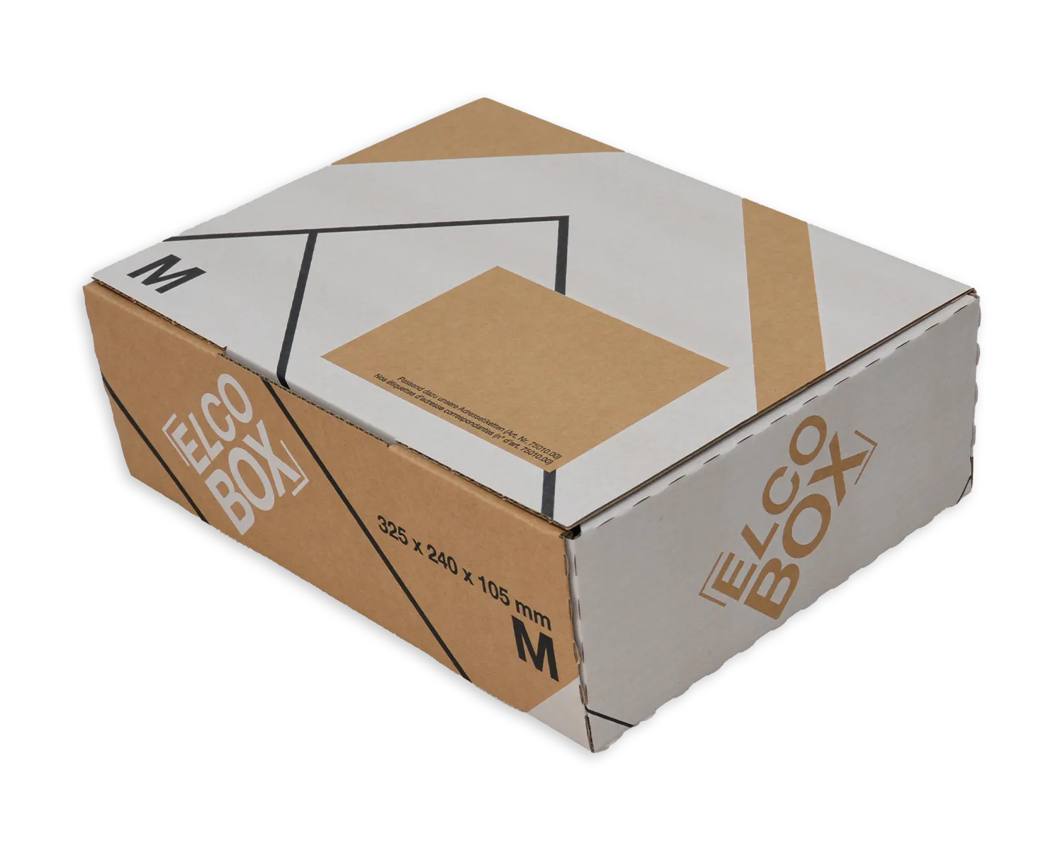 ELCO Box, M, 325 x 240 x 105 mm, braun/weiss