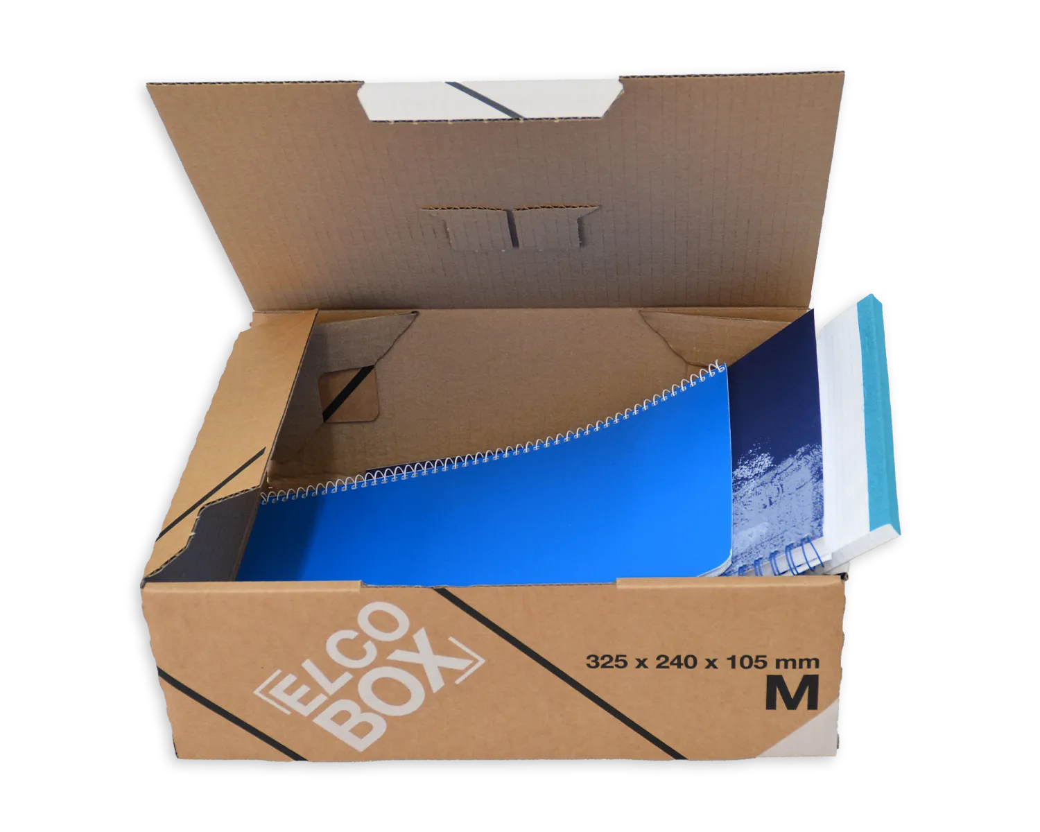 ELCO Box, M, 325 x 240 x 105 mm, braun/weiss