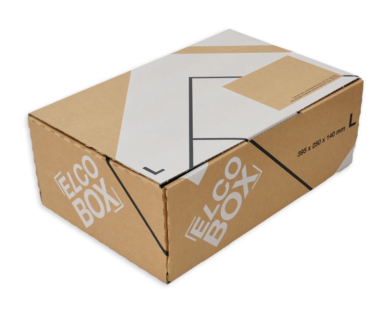 ELCO Box, L, 395 x 250 x 140 mm, braun/weiss