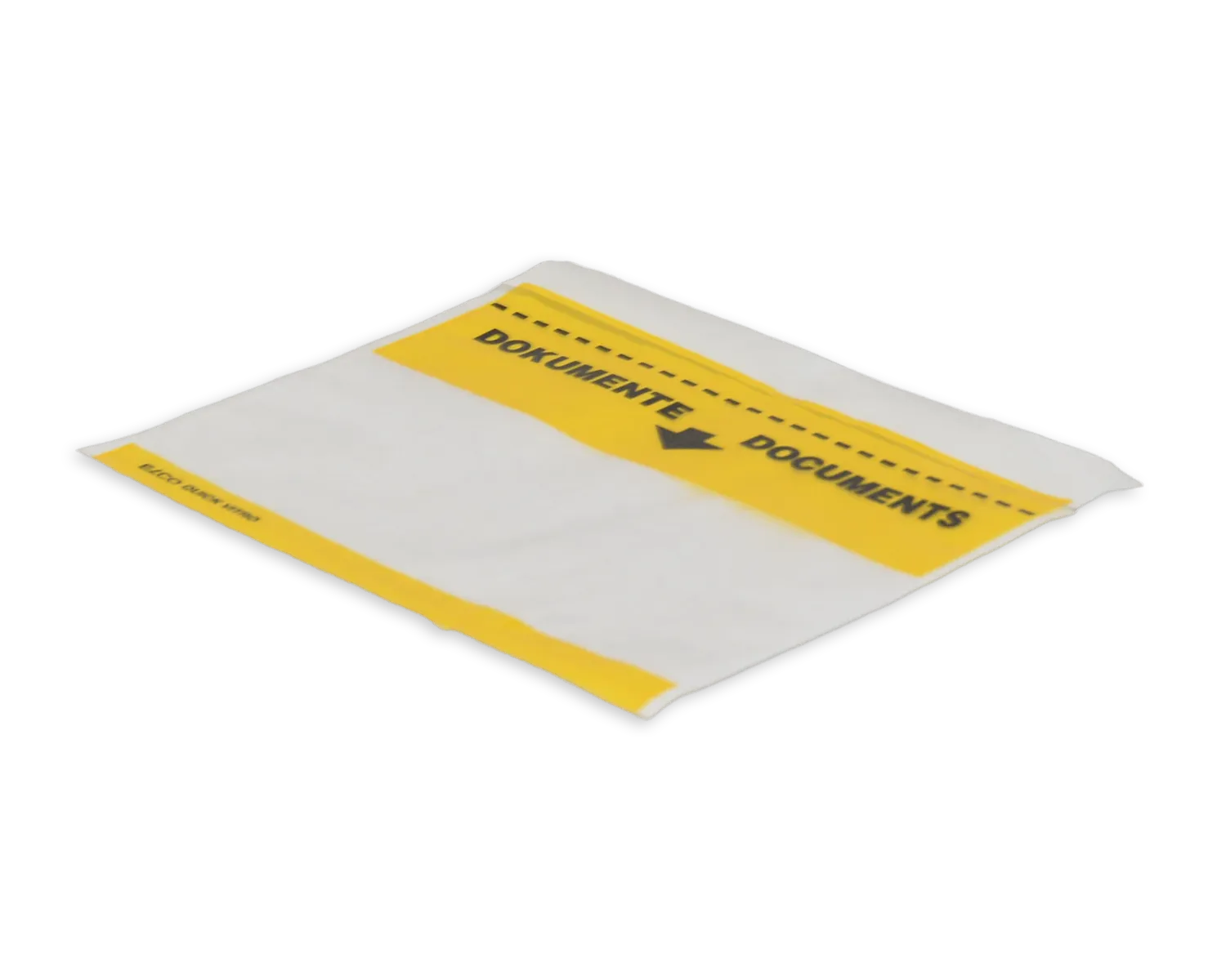 Porte-documents, ELCO Quick Vitro, C6, Sans fenêtre, Fermeture auto-adhésive, jaune/noir