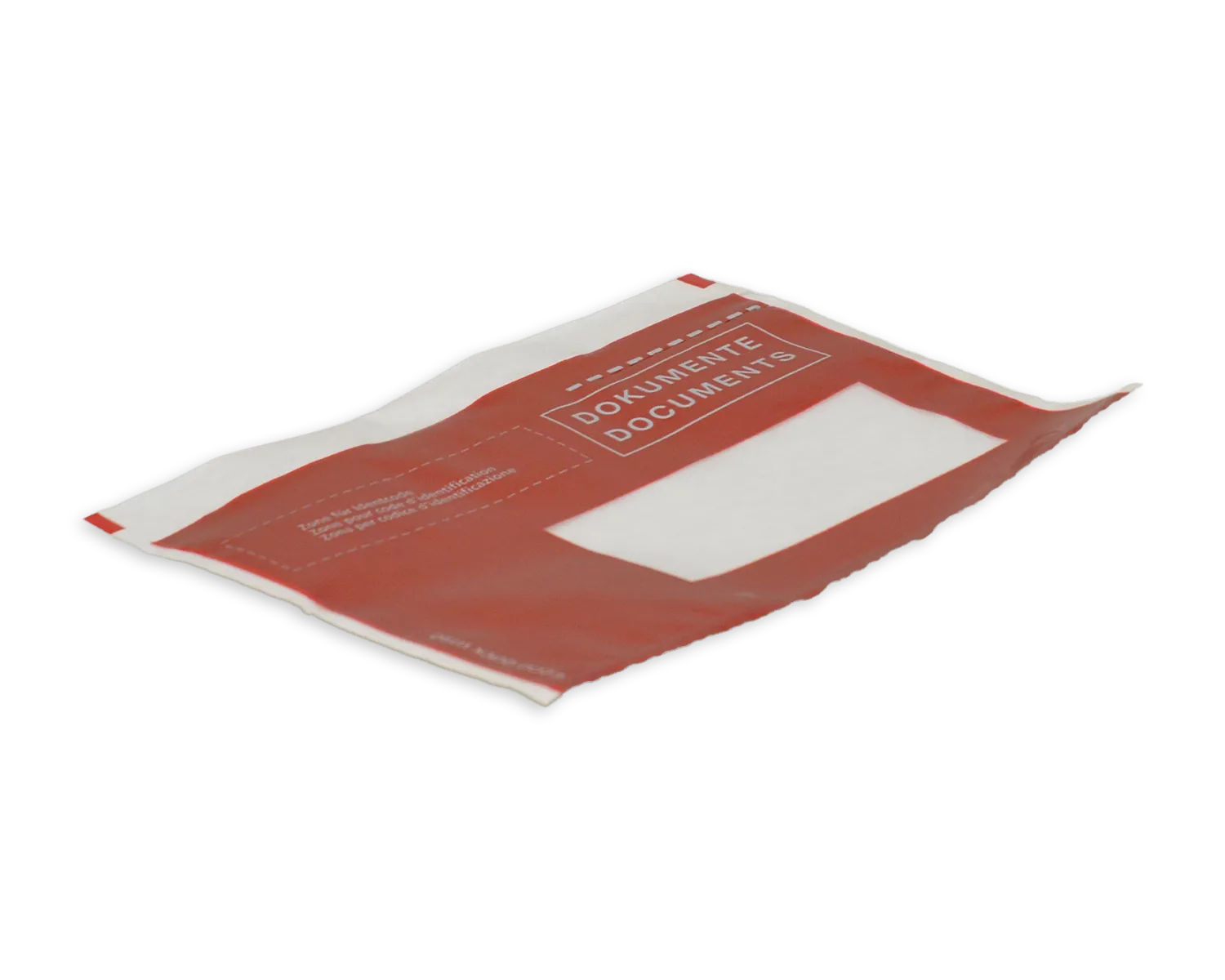 Porte-documents, ELCO Quick Vitro, C6, Fenêtre recto droite, Fermeture auto-adhésive, rouge