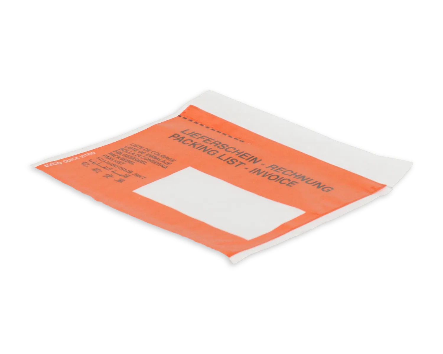 Porte-documents, ELCO Quick Vitro, C6, Fenêtre recto droite, Fermeture auto-adhésive, rouge