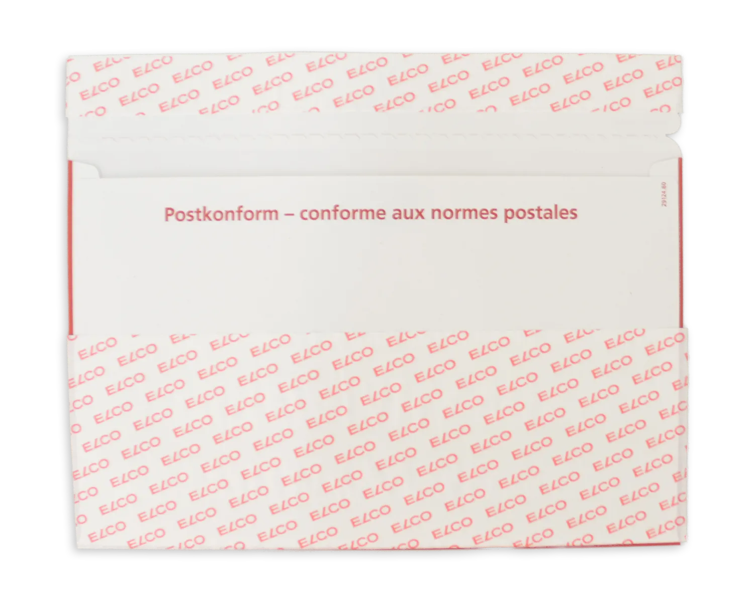 ELCO Quick Vitro, C5, Fenster Vorderseite rechts, Haftklebeverschluss, 110g/m2, rot