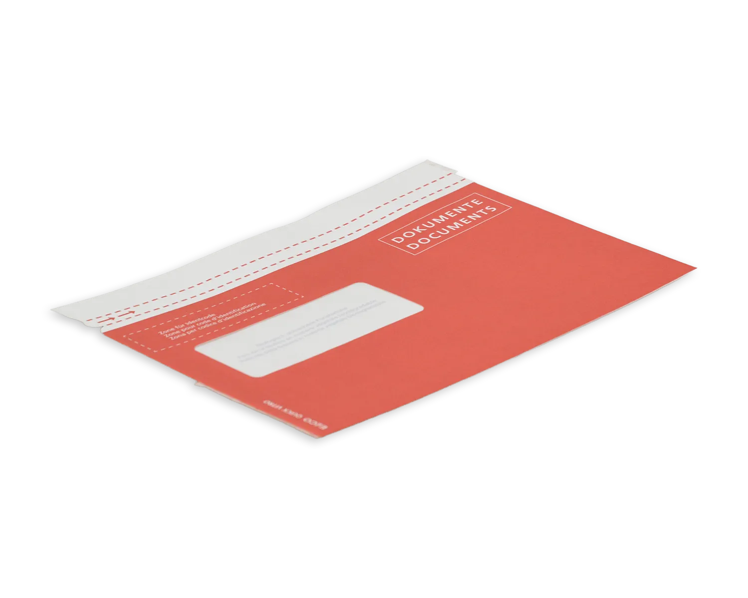 Porte-documents, ELCO Quick Vitro, C5, Fen&ecirc;tre recto gauche, Fermeture auto-adh&eacute;sive, 110g/m2, rouge