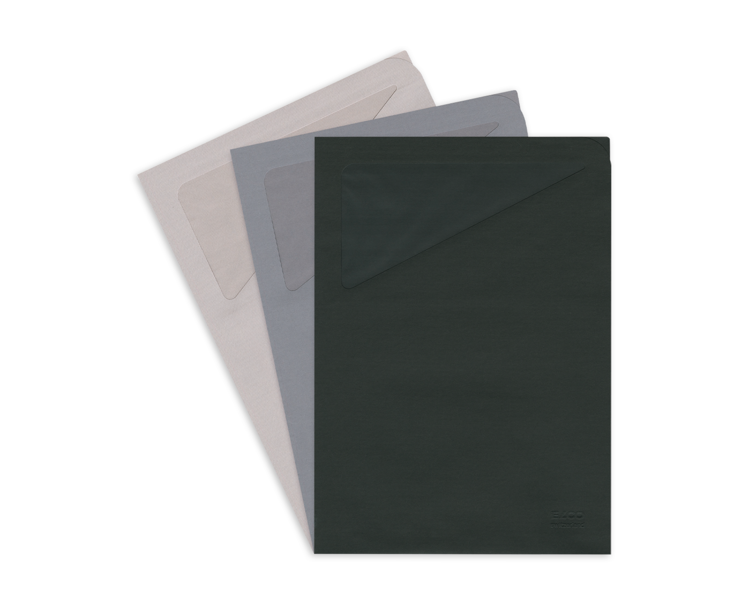 Image of Organisationsmappe, ELCO Ordo Prestige, 220 x 310 mm, 115g/m2, steingrau/kalkgrau/schwarz