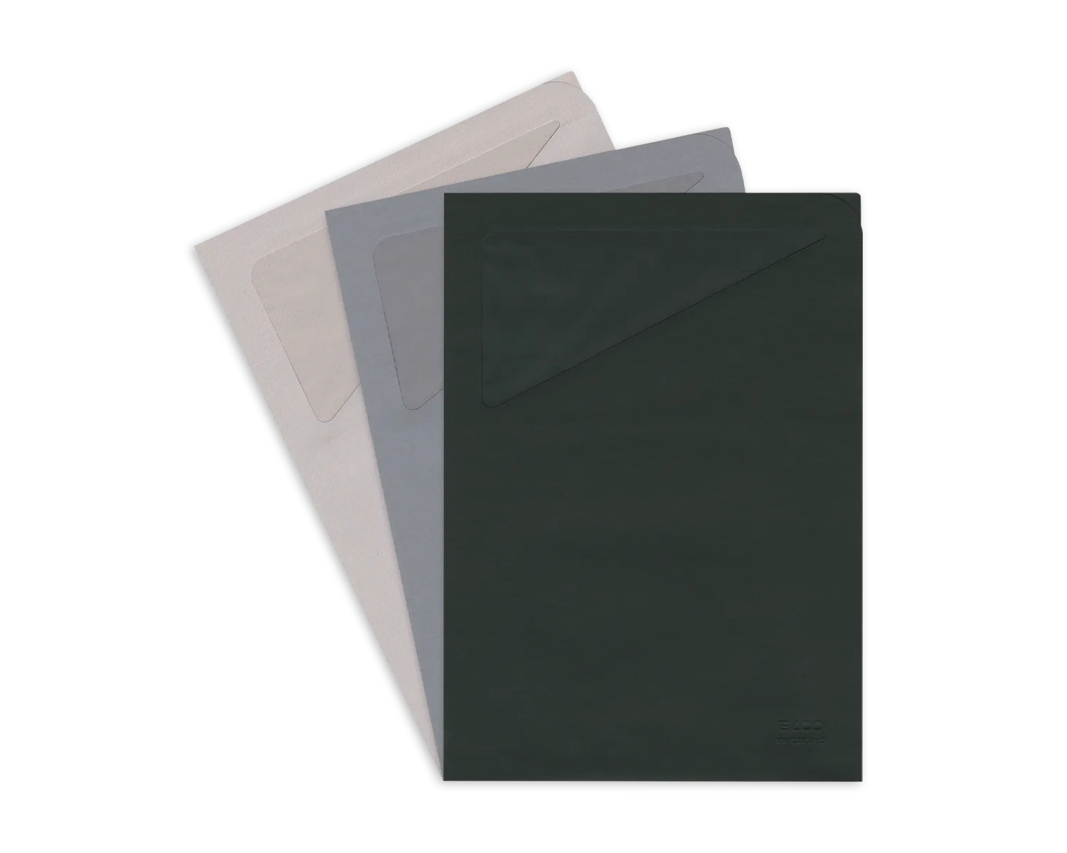 Chemise de classement, ELCO Ordo Prestige, 220 x 310 mm, 115g/m2, gris pierre/gris chaux/noir