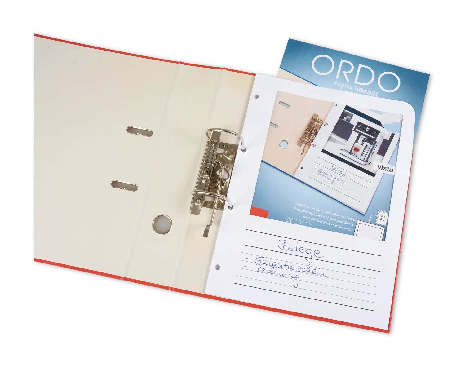 Organisationsmappe, ELCO Ordo Vista, 235 x 310 mm, 120g/m2, weiss